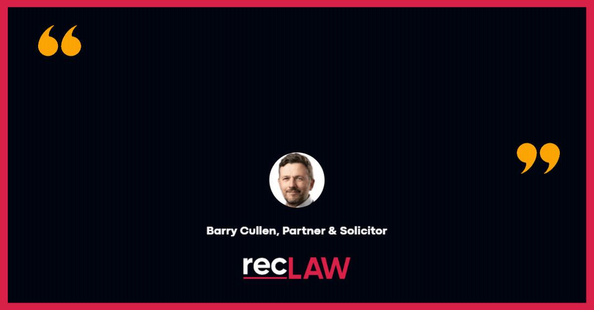 Barry Cullen Discounting Recruitment Fees
